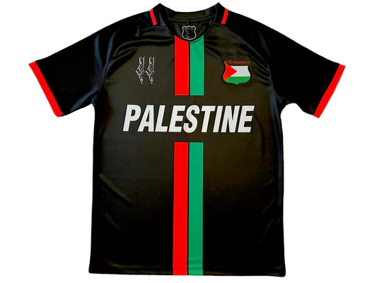 Palestine Football Jersey - Sort og Stilfuld